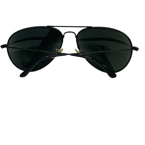 Coca-Cola Vintage Aviator Sunglasses Black Metal Frame Green Lens Coke Logo - Picture 6 of 9